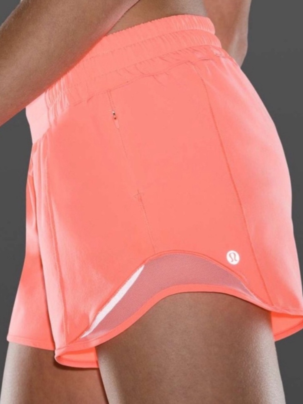 Lululemon Hotty Hot Shorts II 4" Size 4 in Sunset Color Running Gym Workout